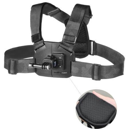 SmallRig 6308 - pasek, mocowanie POV, szelki na klatkę piersiową do kamer sportowych i smartfonów